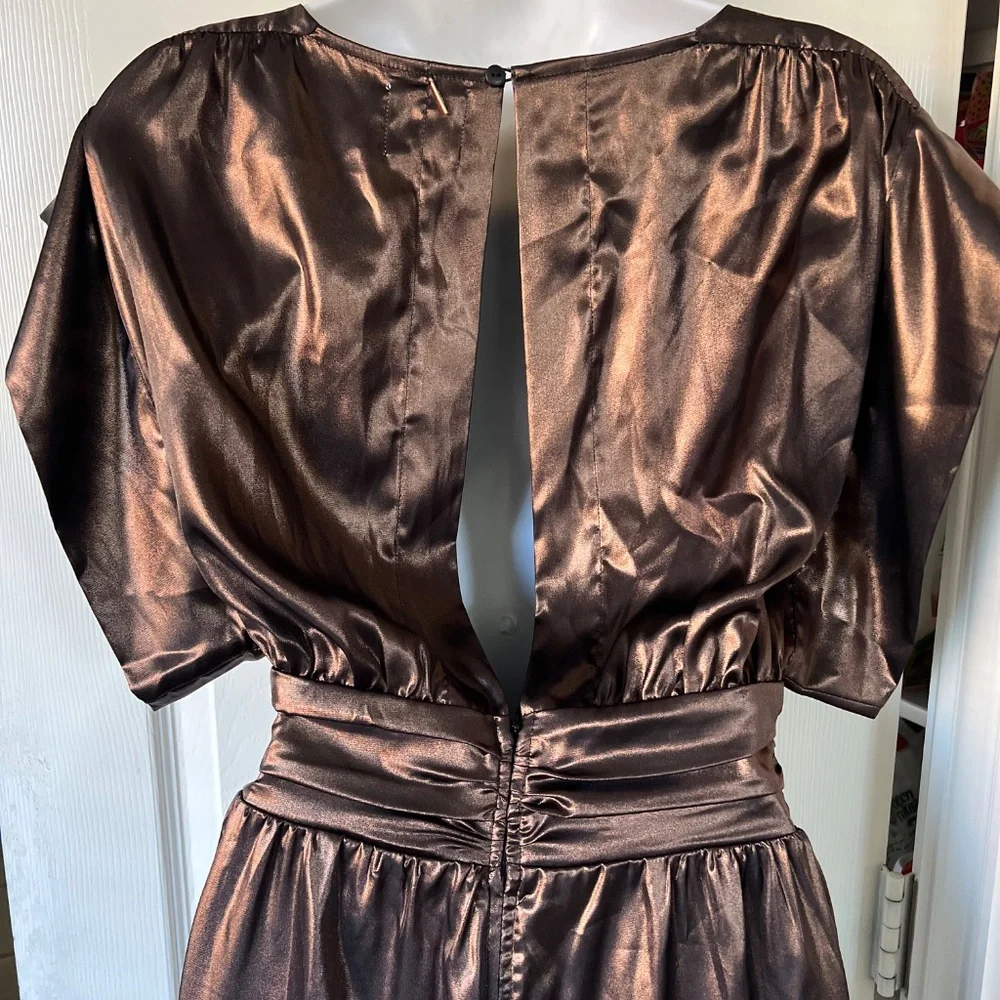 MISA Los Angelas Sophia Jumpsuit in Burnished Bronze - Picture 11 of 16